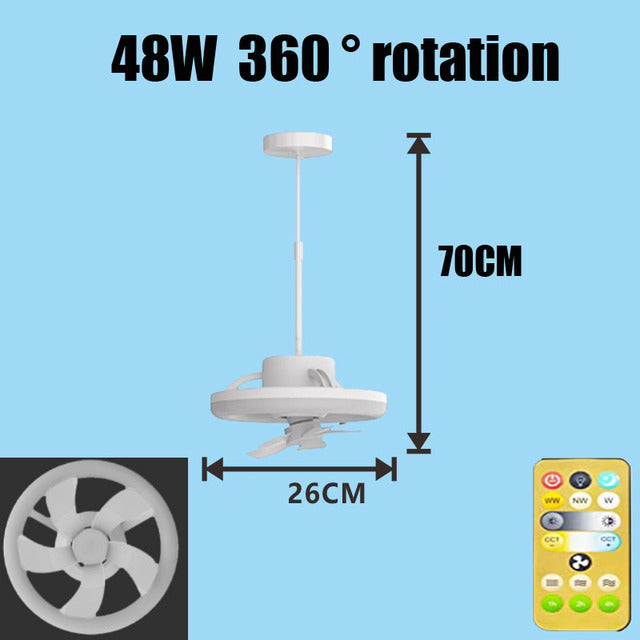 LED Light Ceiling Fan™ - Reindrehen und fertig!