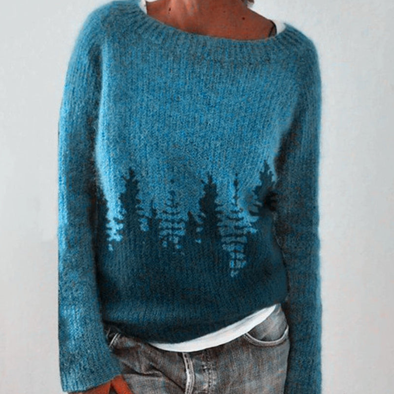 Vintage-Strickpullover für Damen