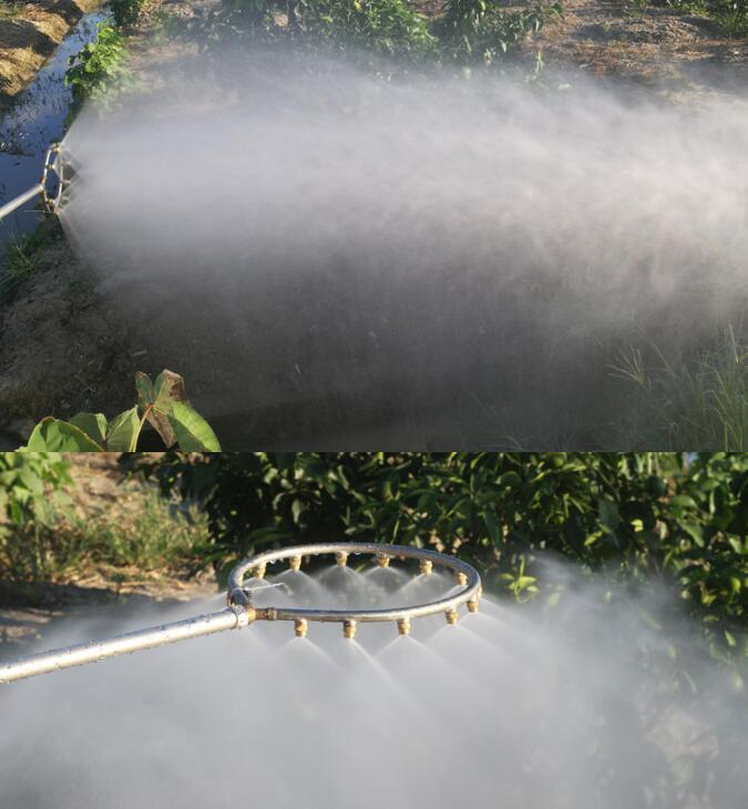 Multifunktionaler ringförmiger Hochdruckvernebelungs-Sprayer aus Edelstahl