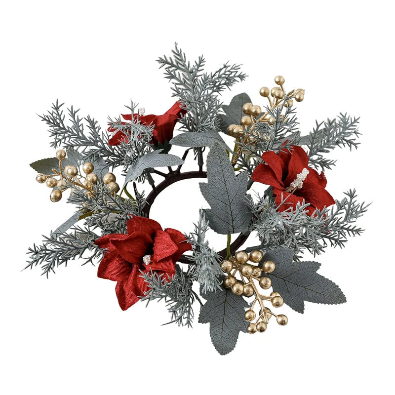 MERRYWREATH™ - Künstlicher Beeren-Kerzenhalter