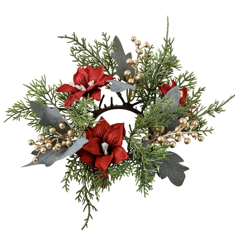 MERRYWREATH™ - Künstlicher Beeren-Kerzenhalter