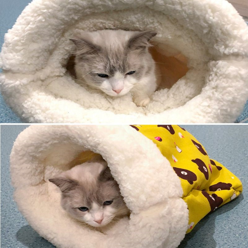 FluffyTail  Lustiger Katzen-Schlafsack mit Schwanz