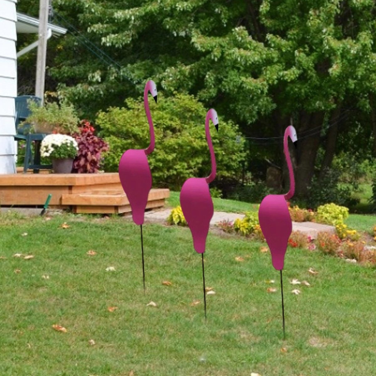 1+1 GRATIS | SwingingFlamingo™ - Flamingo Garten Dekoration! [Letzter Tag Rabatt]