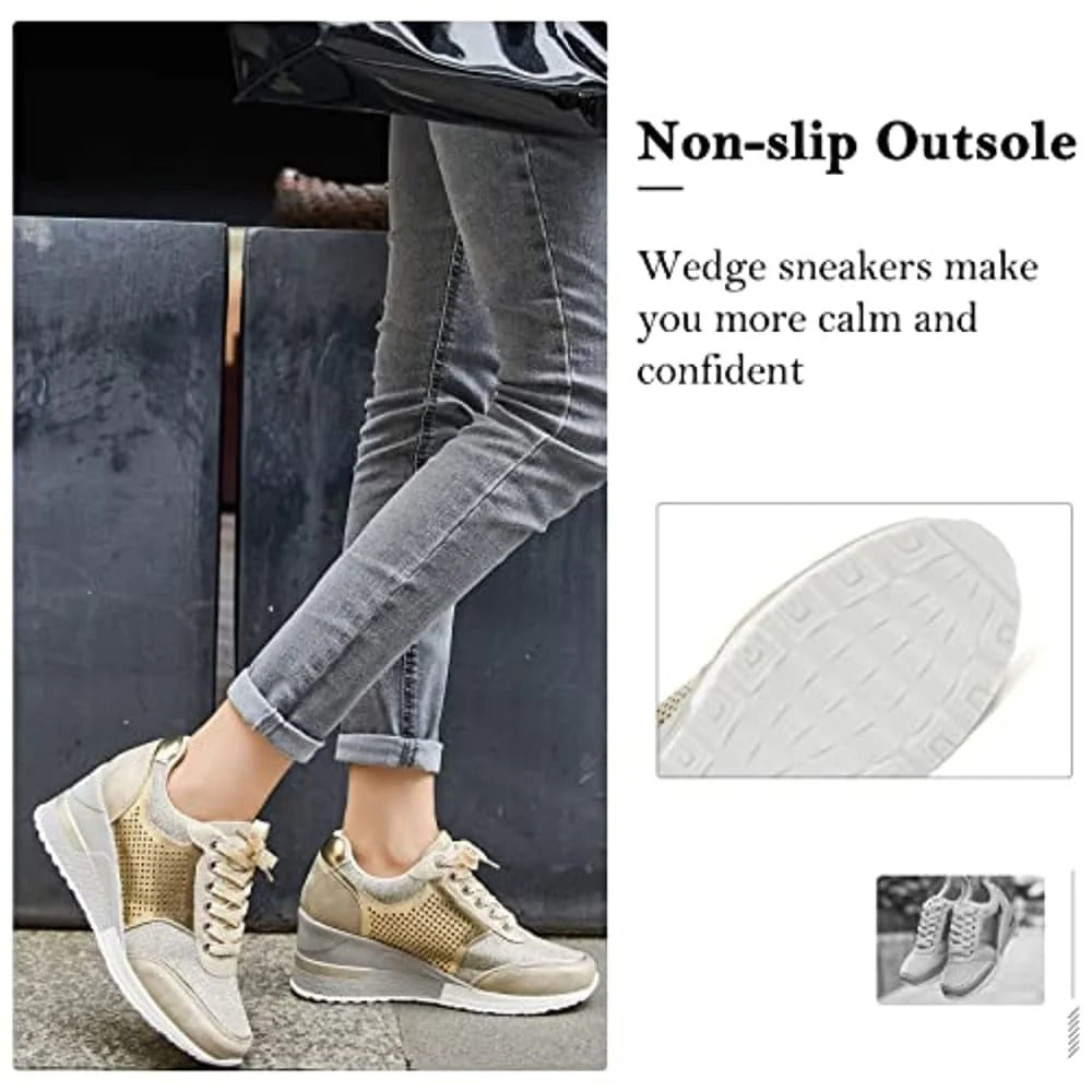 Wedge Sneakers- Erhöhe deinen Stil mit Komfort!