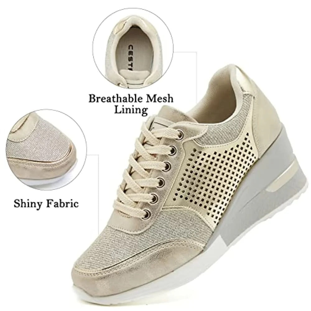 Wedge Sneakers- Erhöhe deinen Stil mit Komfort!