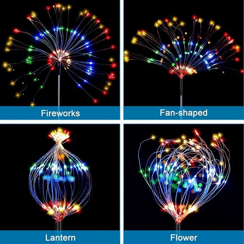 1+1 Gratis | GartenSprankle™ - Einzigartige Solar-Gartenfeuerwerk-Lampe für Ihren Garten