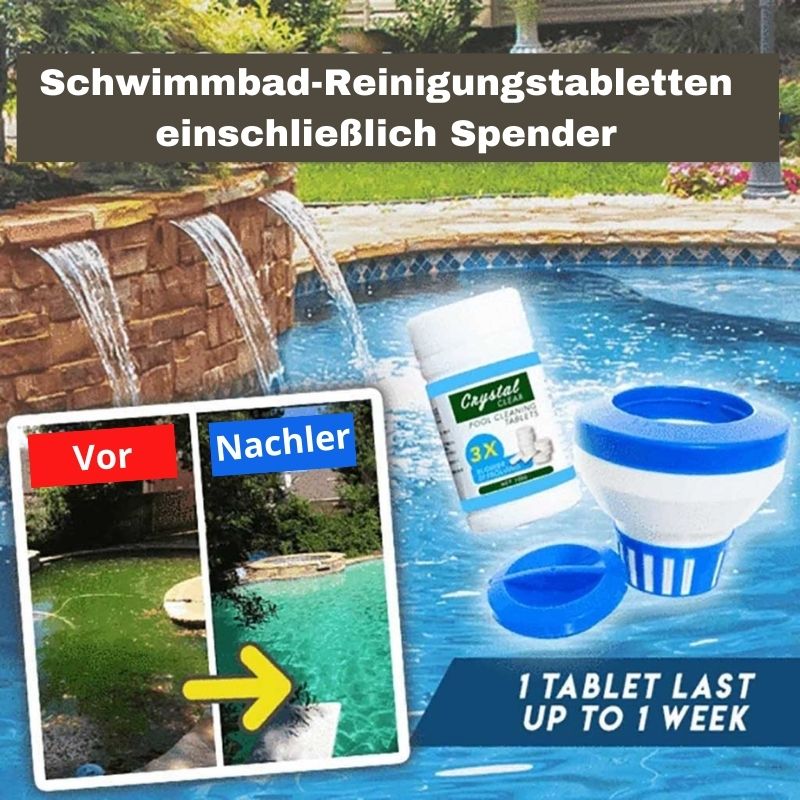 SplashClean™ | Schwimmbad-Reinigungstabletten - 100 Stück