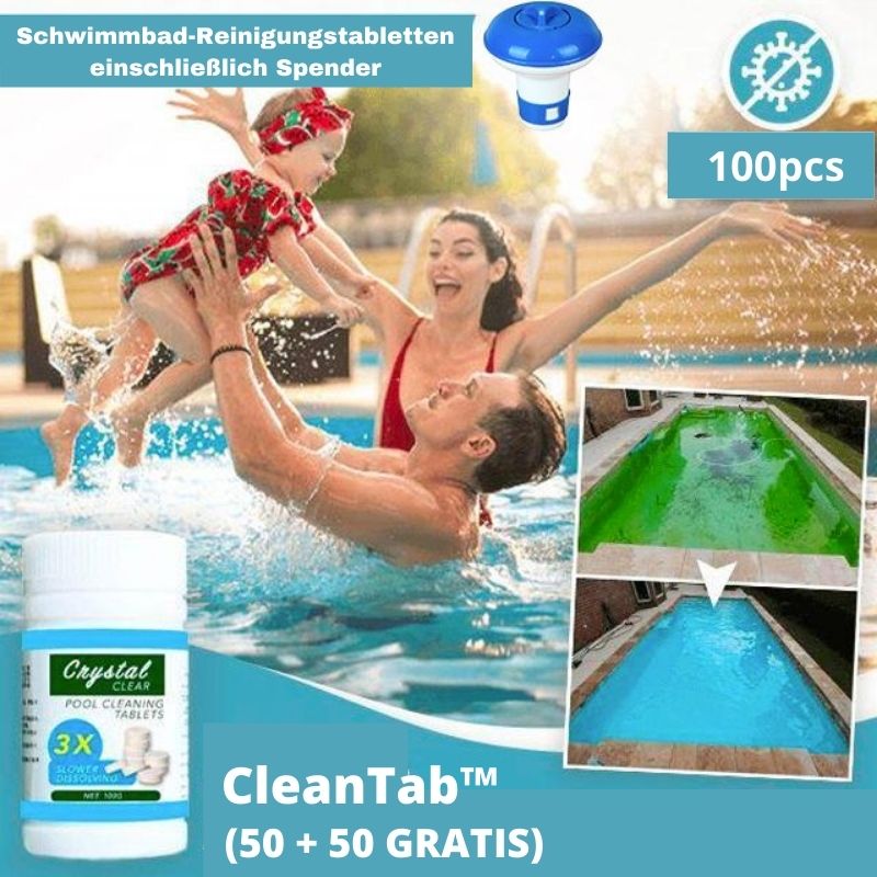 SplashClean™ | Schwimmbad-Reinigungstabletten - 100 Stück