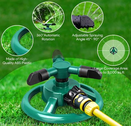 360 Sprinkler™ - Bewässern Sie mühelos Ihren ganzen Garten!