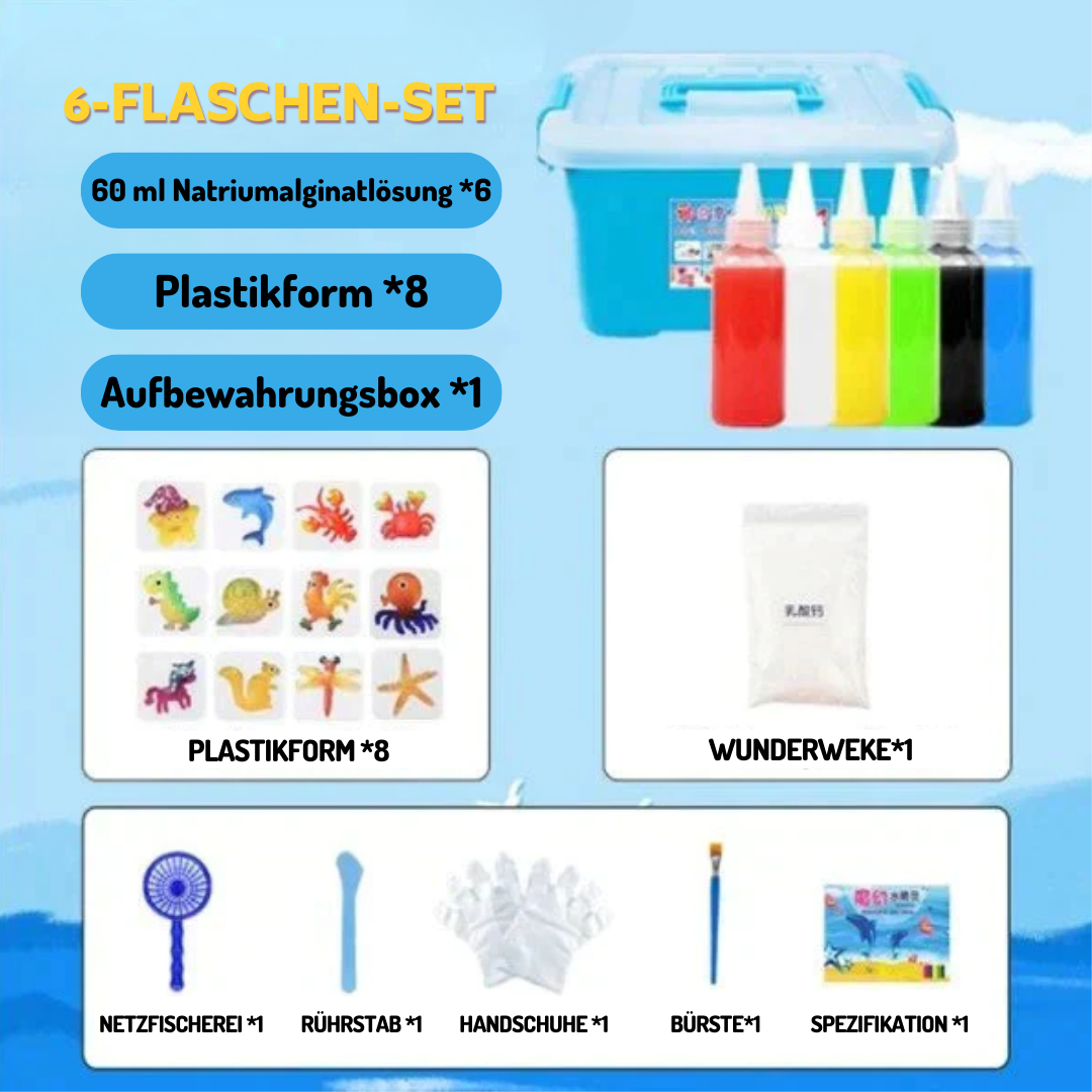 Wunderwerke™ - 3D Wasserspielzeug für Kinder (KOMPLETTES KIT)