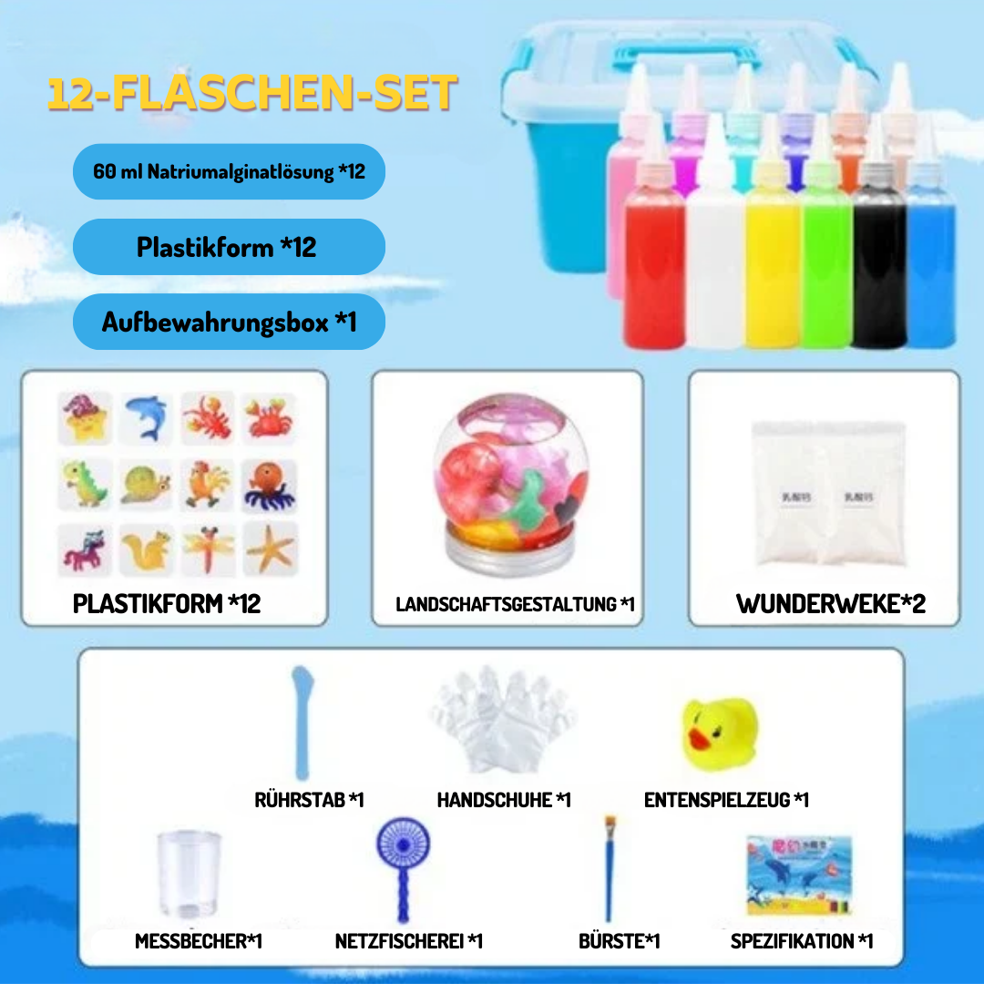 Wunderwerke™ - 3D Wasserspielzeug für Kinder (KOMPLETTES KIT)