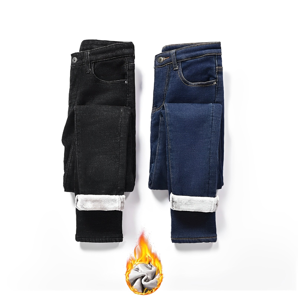 Stretchy™ Warme Fleece-Jeans